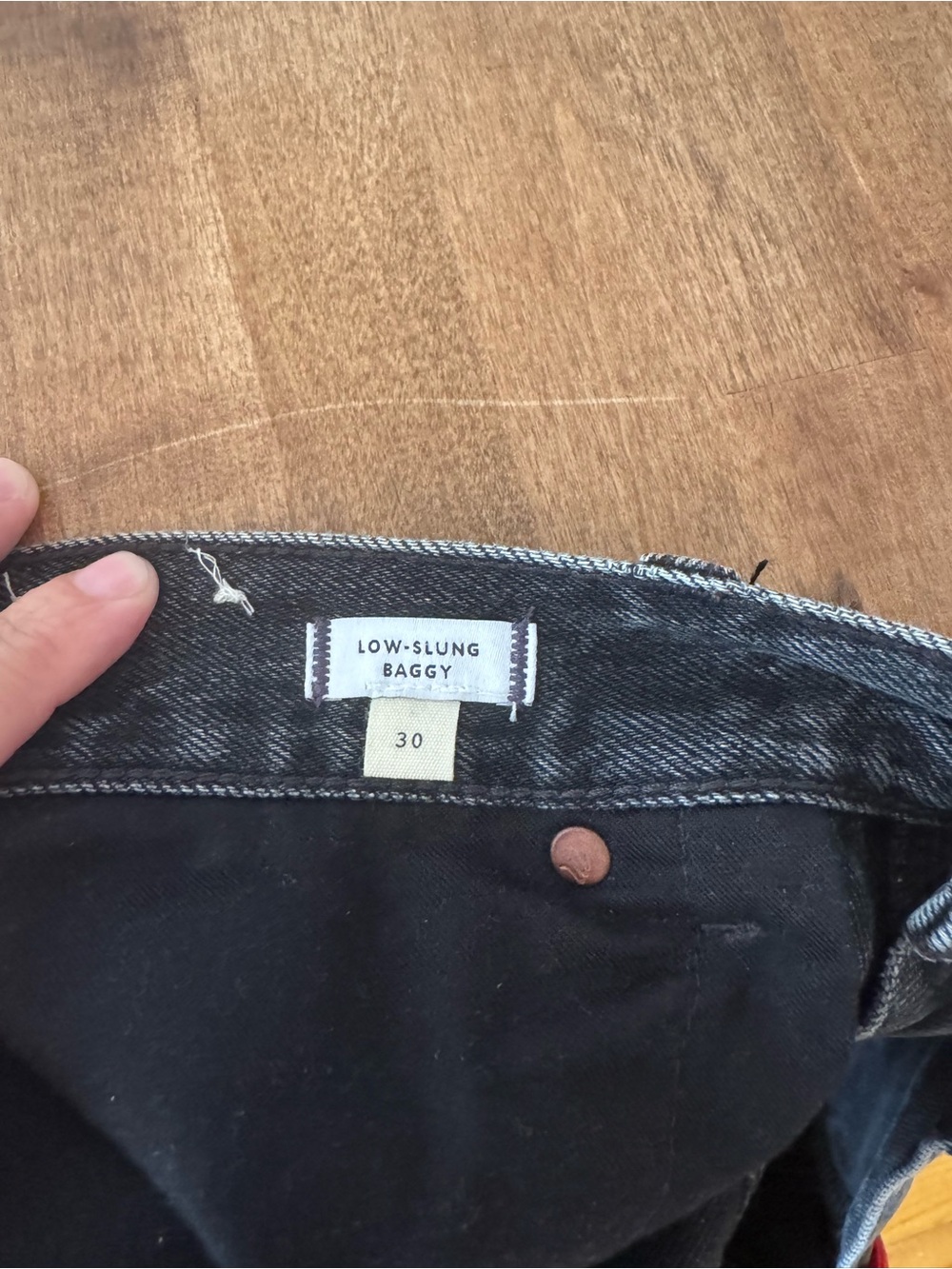 Madewell Washed Black Straight-Leg Jeans - Picture 4 of 6